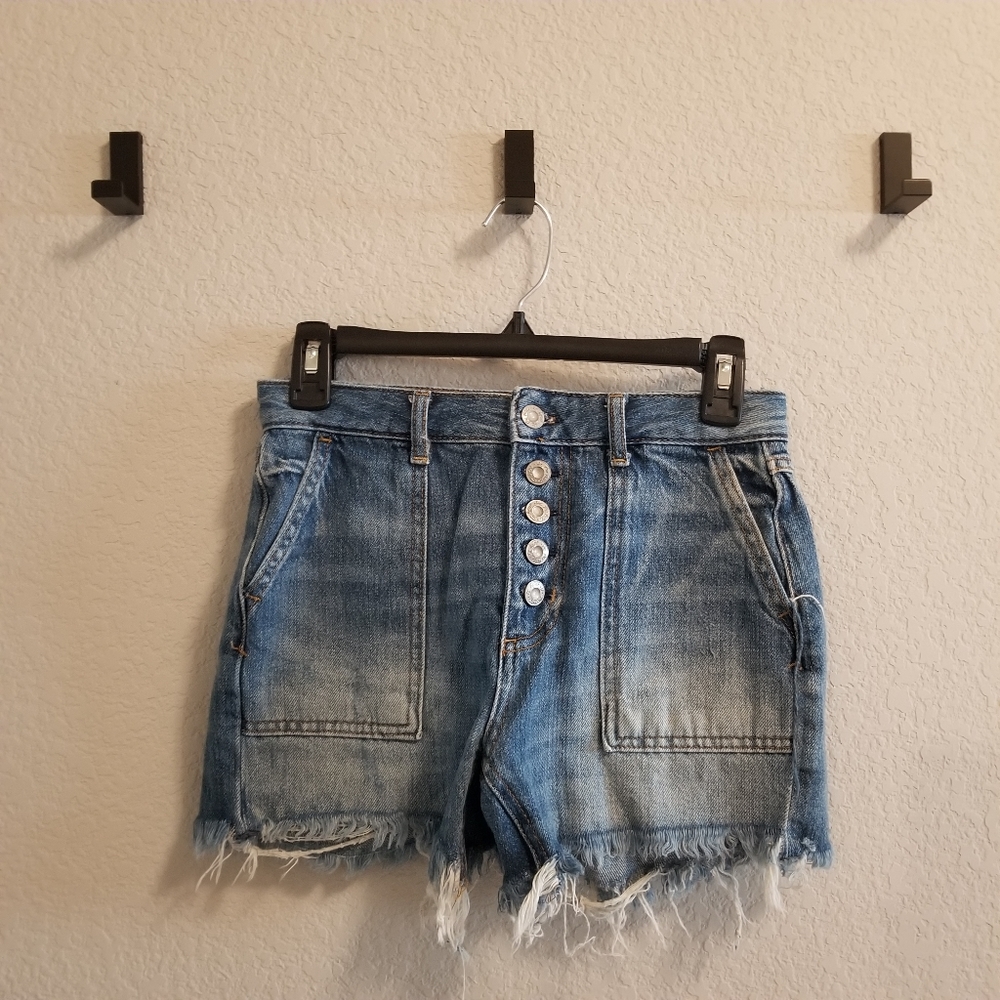 Free people denim cut off shorts